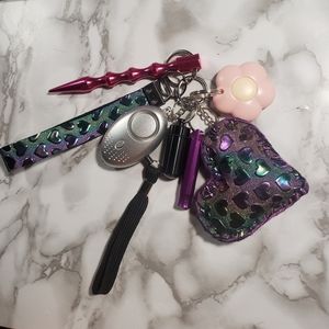 Emergency Keychain With Wristlet